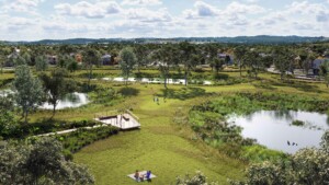 Maple Grove, Pakenham artist impression of public open space v3.
