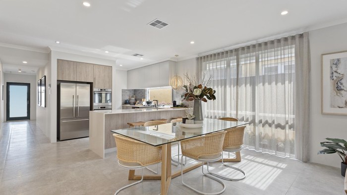 Aussie Living Homes The Newport kitchen and dining