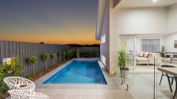 Integrale Homes The Madision pool