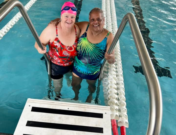 Seaside sponsors WestSwim Para Mobility stairs