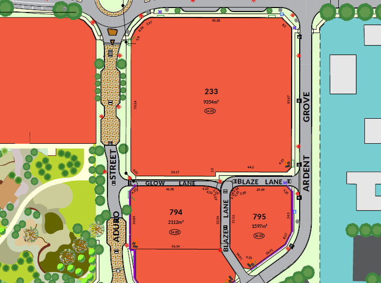 Allara, Eglinton commercial hub stage plans.