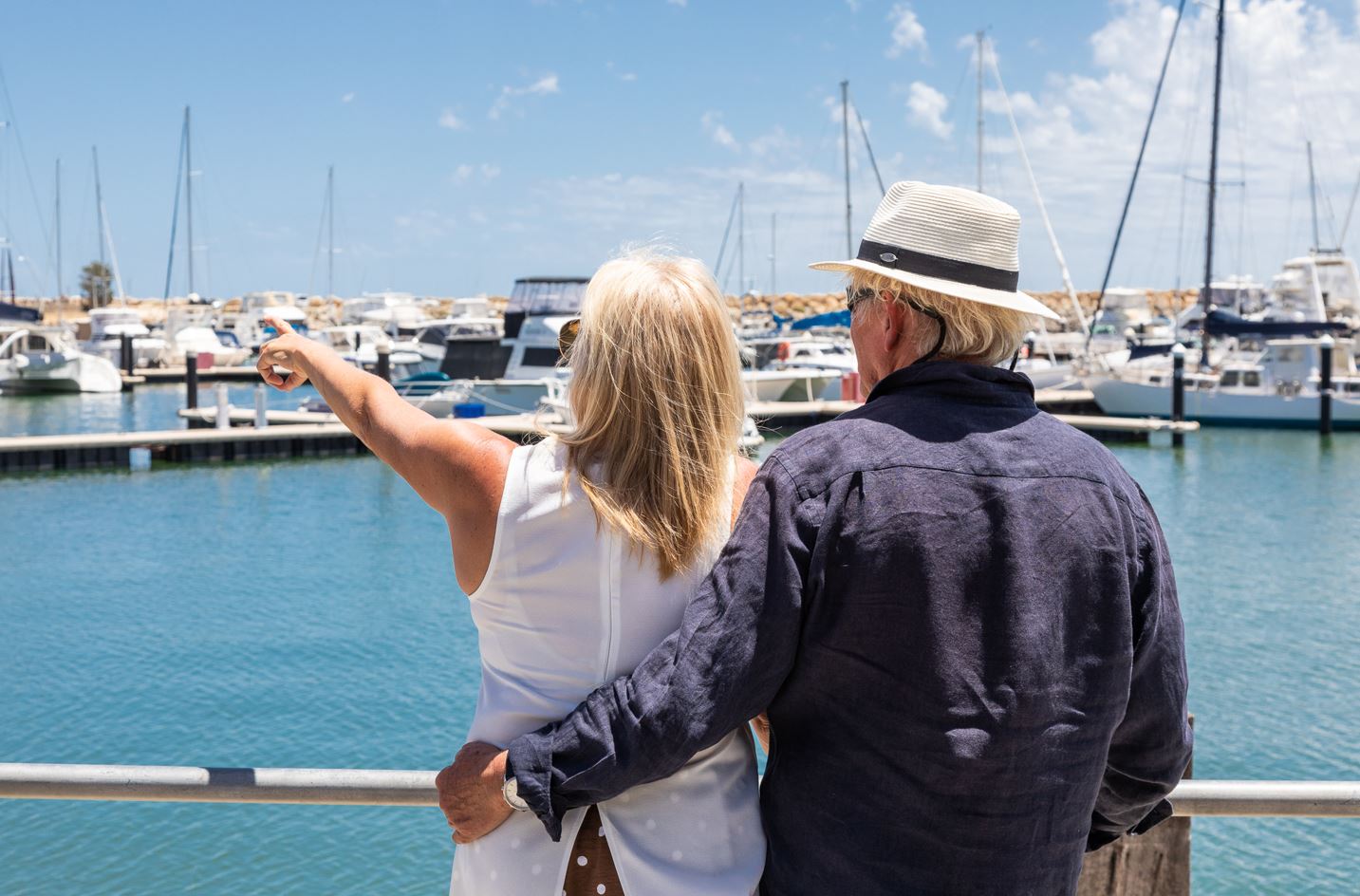 Catalina, Mindarie and Clarkson retirees enjoying views from the marina