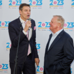 Nigel Satterley and Basil Zempilas at the 2023 Telethon Home