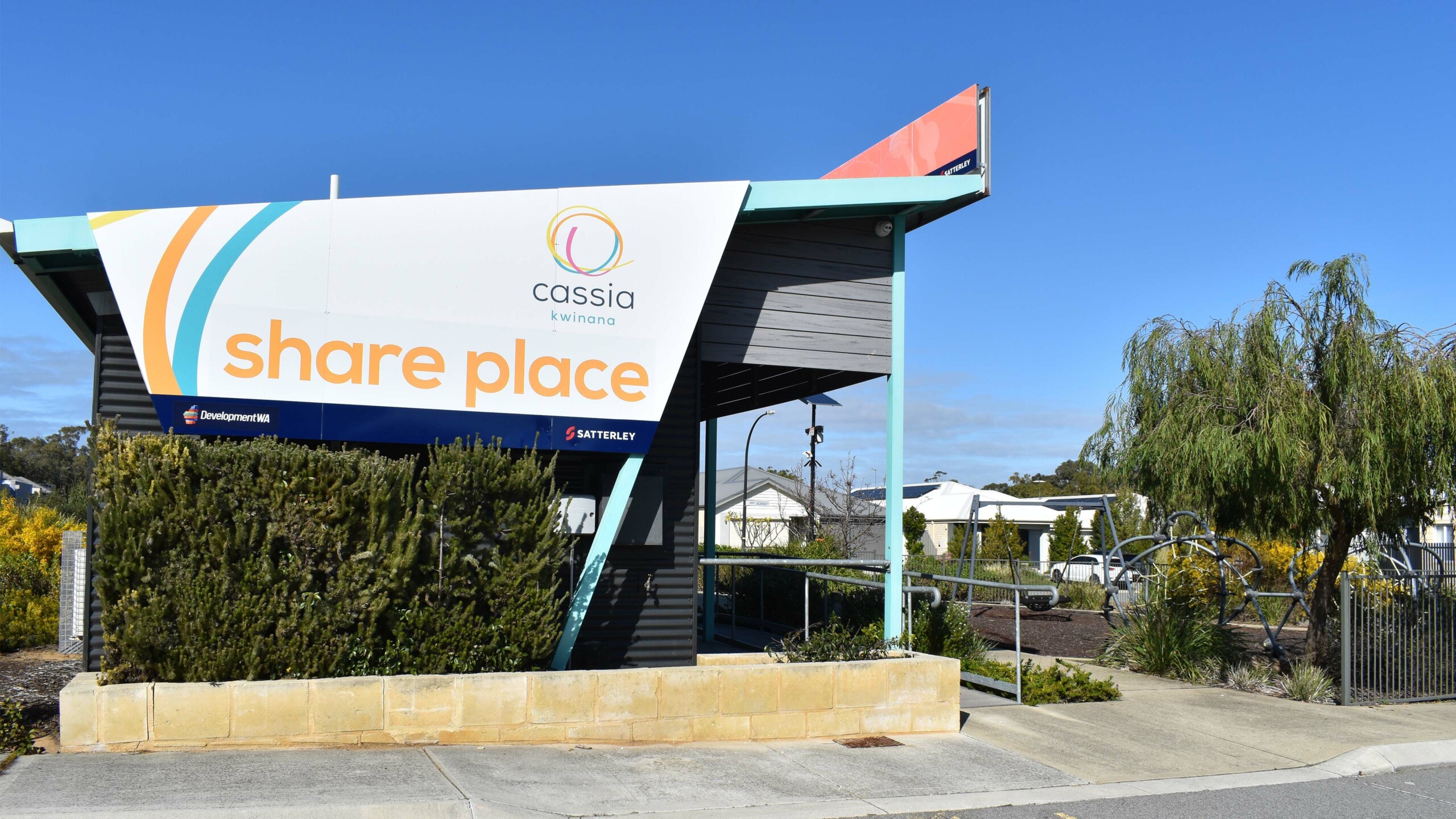 Cassia Share Place new signage