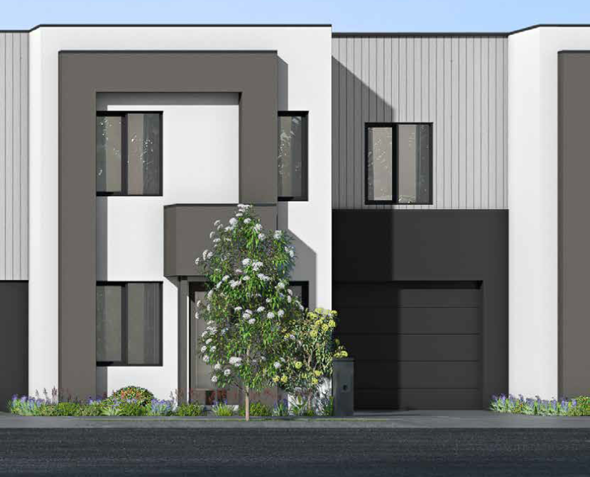 Artist's impression of thr Milawa Mid Townhome by Metricon