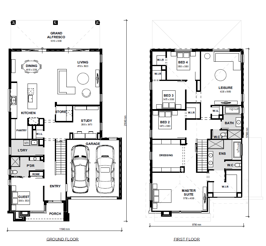 Home for a Cure Botanical Floorplan