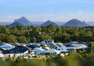 Ridgeview, QLD aerial image capturing the hills
