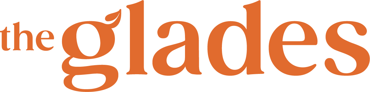 The Glades logo Orange